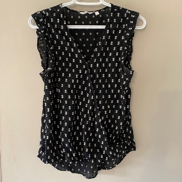 Wrap Blouse with Flutter Sleeves Reitmans | size: S - Picture 1 of 5